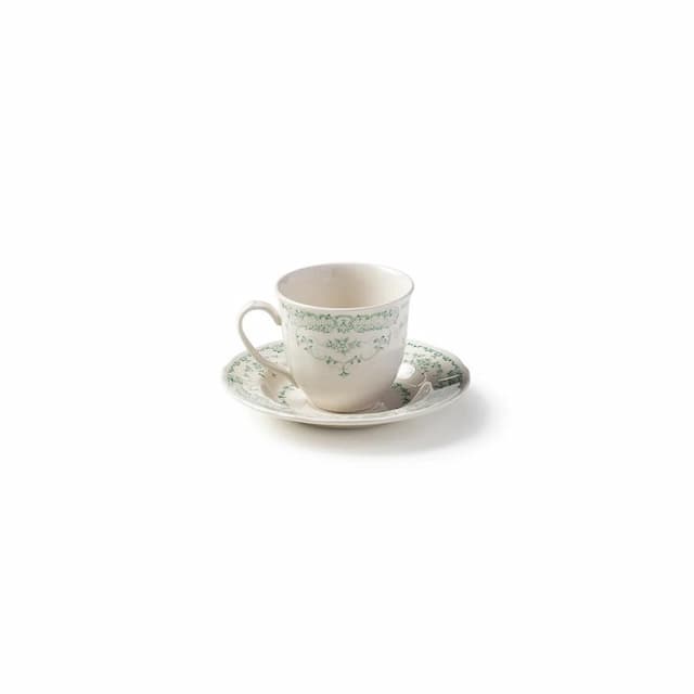 Чайная пара H 7,5 Ø 8,5 см - H 2,4 Ø 15 см Bitossi Rose Sage BID00552