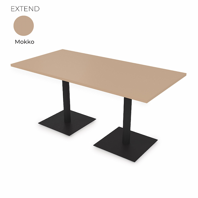 Стол на 2-х опорах Алсав 21EXTEND.160 Mokko
