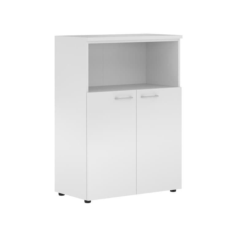 Шкаф с глухими малыми дверьми и топом Skyland XMC 85.3 белый 856х432х1190 XTEN