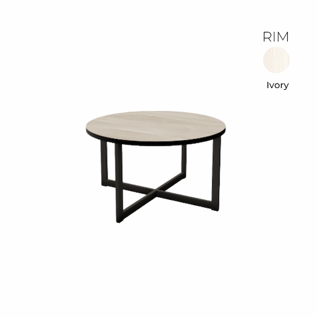 Стол журнальный круглый Алсав 21RIM.008 Ivory