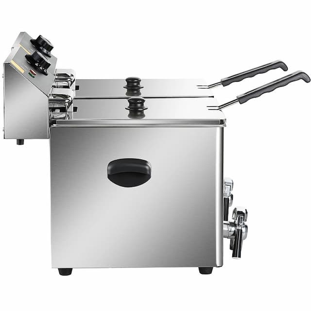 Фритюрница EKSI HEF-8LT-2 с краном