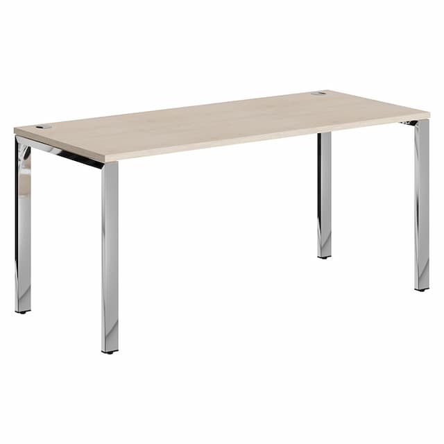 Стол прямой Skyland XGST 167.1 бук тиара/нержавеющая сталь 1600х700х750 XTEN GLOSS