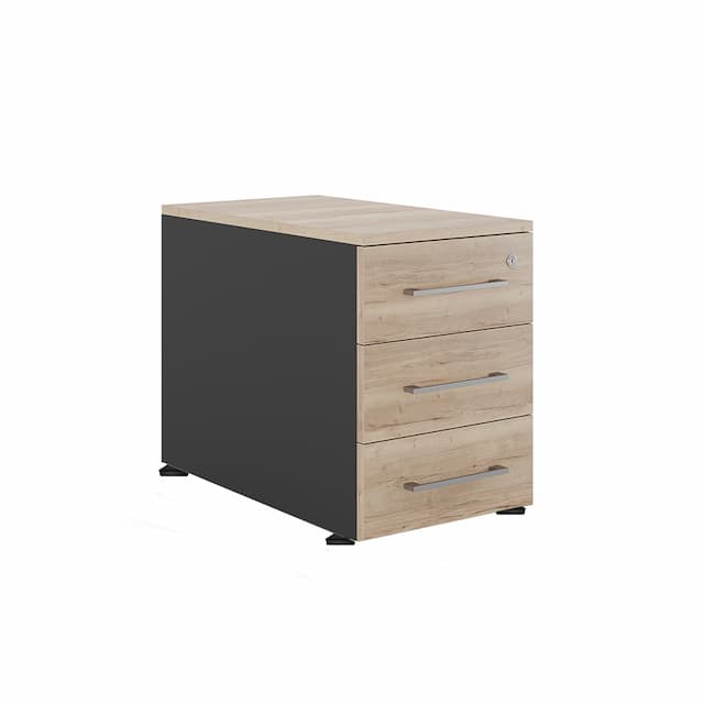 Тумба приставная Kobor TS3-40/70 black/natural