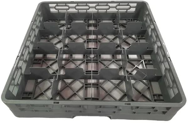 Кассета посудомоечная для стаканов и чашек NORMA 25 ячеек 500х500