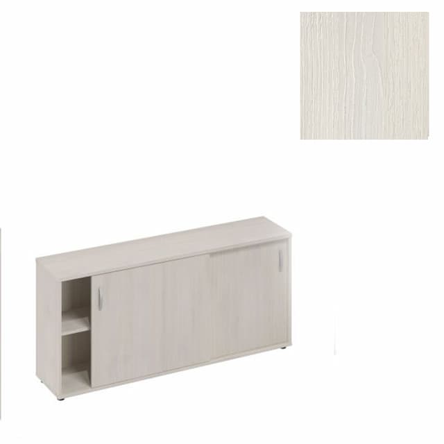 Шкаф-купе низкий (для 2-х столов 80) Юнитекс А4 (164.4x36.4x75.6) А4 332 ДШ дуб шамони