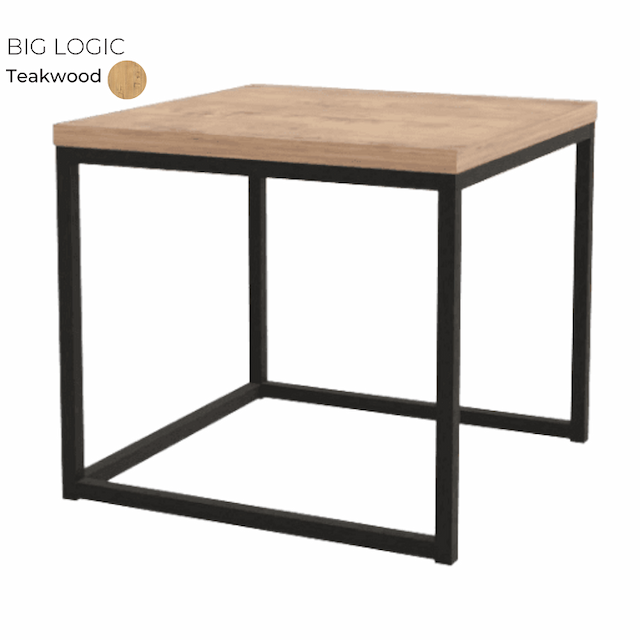 Стол журнальный квадратный большой Алсав BIG LOGIC 21B-LOGIC.001 Teakwood