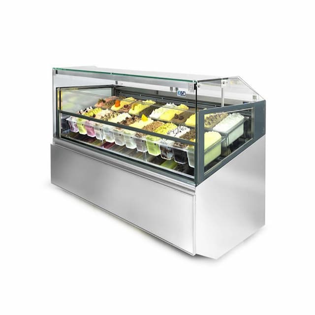 Витрина для мороженого ISA GELATOSUPERSHOW 220 RV H135