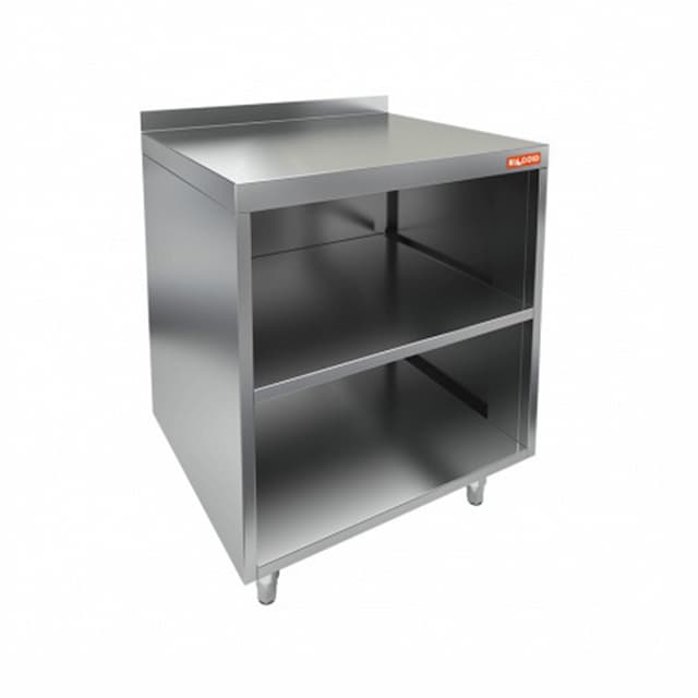 Стол открытый с полкой, с бортом Hicold НБМСО-8/2,5БП