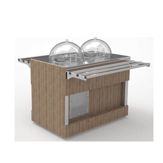 Диспенсер для тарелок длиной 1105 мм островного шведского стола Челябторгтехника RD42A